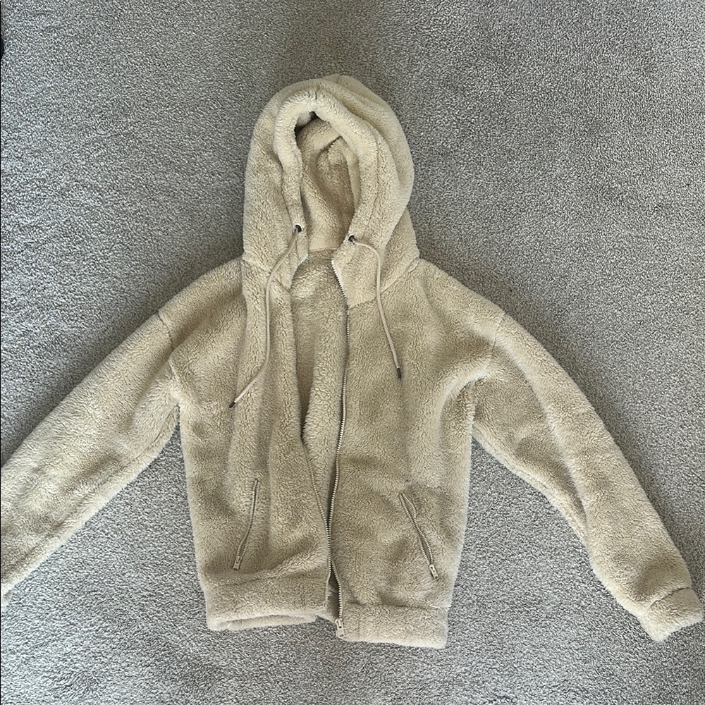 Roxy Cream Fleece Jacket